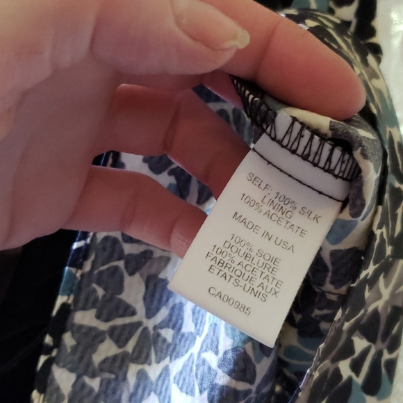 Nanette Lepore Silk Multi Blouse Sz 2 - Picture 5 of 5